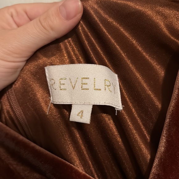 Revelry bridesmaid dress in terracotta - Picture 5 of 5